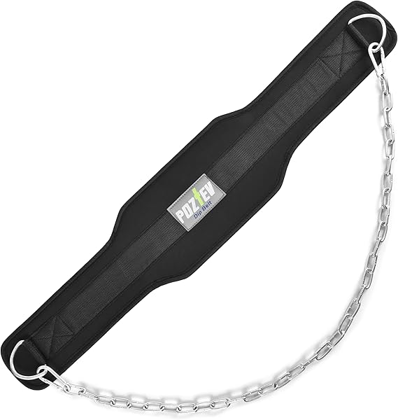 Dip Belt With Chain For Weight Lifting Optimal For Pull Ups Dips Squats Weightlifting Belt Squat Attachment Crossfit Workout Dipping Belt - Unisex Gym Equipment