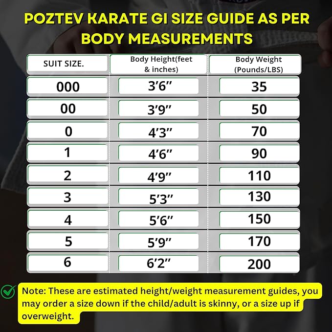 Karate Uniform for Kids & Adults Lightweight Student Gi Pants and Jackets for Martial Arts Uniform With Free Belt