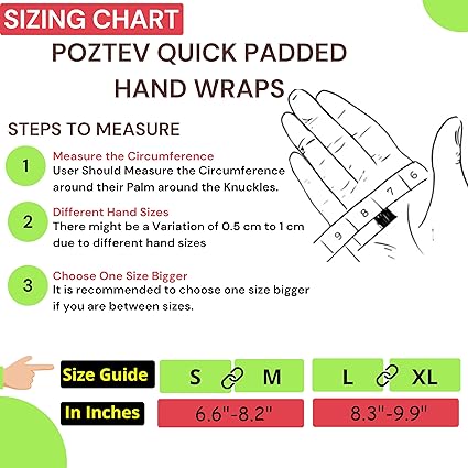 Boxing Hand Wraps for Men & Women - Boxing Quick Wraps Inner Gloves Kickboxing Handwraps for Boxing Gloves Gear Knuckle Support Elastic Wrist Straps for Training MMA Shadowboxing Muay Thai