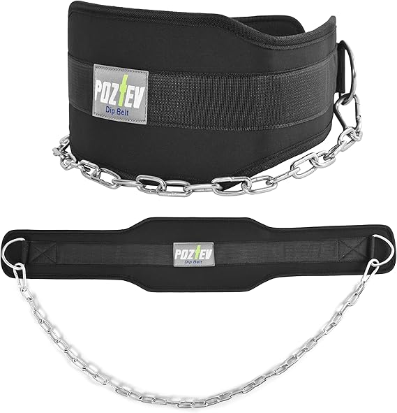 Dip Belt With Chain For Weight Lifting Optimal For Pull Ups Dips Squats Weightlifting Belt Squat Attachment Crossfit Workout Dipping Belt - Unisex Gym Equipment