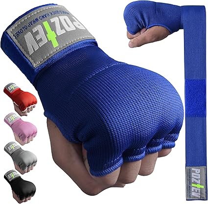 Boxing Hand Wraps for Men & Women - Boxing Quick Wraps Inner Gloves Kickboxing Handwraps for Boxing Gloves Gear Knuckle Support Elastic Wrist Straps for Training MMA Shadowboxing Muay Thai