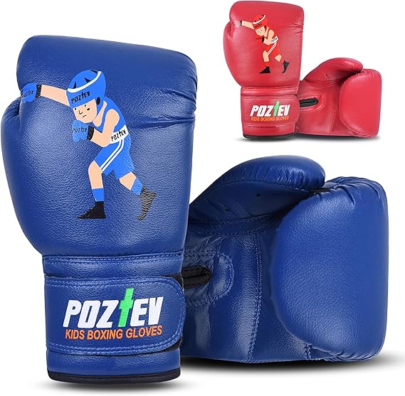 Youth Boxing Gloves for Kids Ideal for Boxing, Kickboxing, Muay Thai, UFC, MMA - Beginner Junior Heavy Punching Bag Gloves for Children Sparring Training Martial Arts Mitts