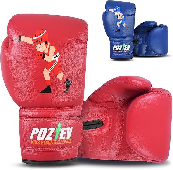 Youth Boxing Gloves for Kids Ideal for Boxing, Kickboxing, Muay Thai, UFC, MMA - Beginner Junior Heavy Punching Bag Gloves for Children Sparring Training Martial Arts Mitts